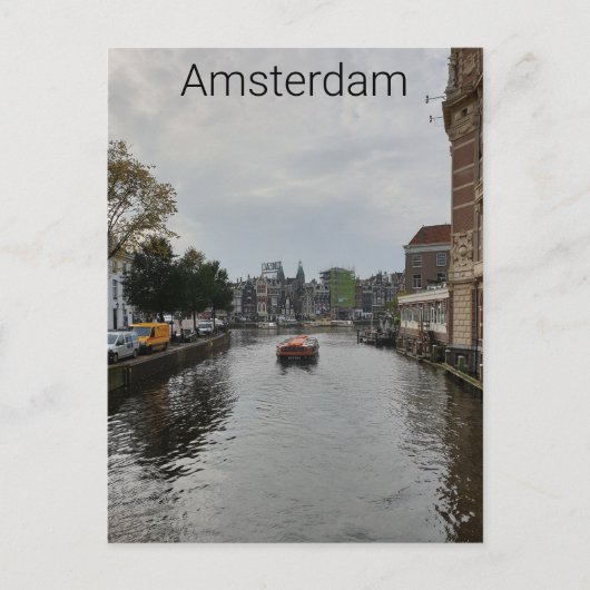 Amsterdam Briefkaart (Voorkant)