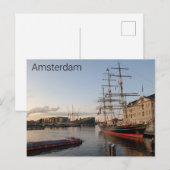 Amsterdam Briefkaart (Voorkant / Achterkant)