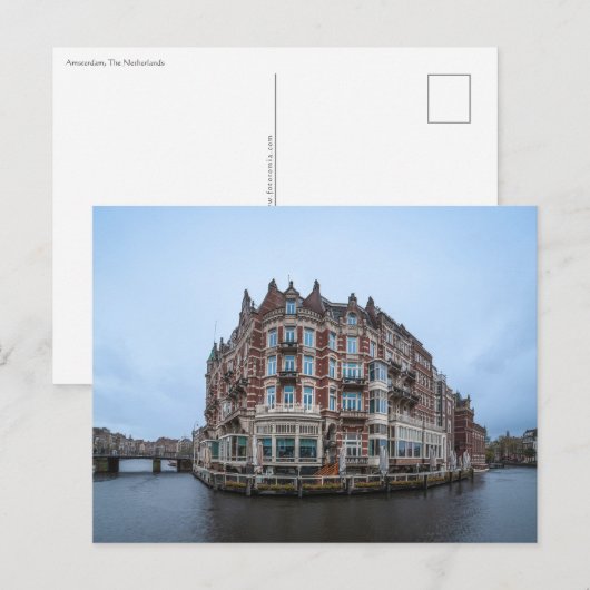 Amsterdam Briefkaart (Voorkant / Achterkant)