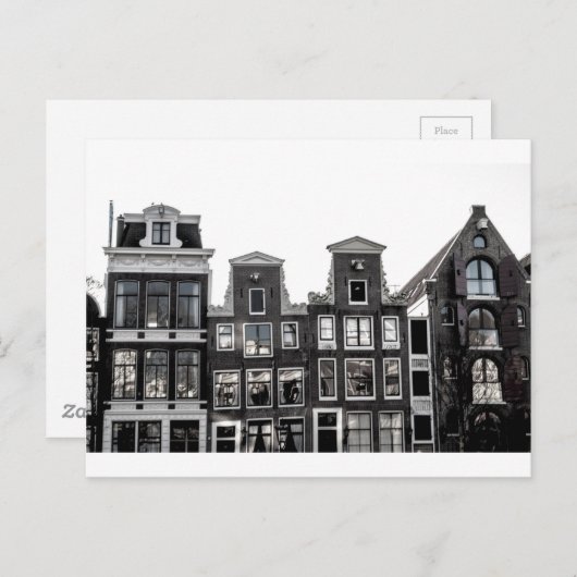 Amsterdam Briefkaart (Voorkant / Achterkant)