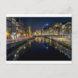 Amsterdam Briefkaart voor de drijvende bloementeel