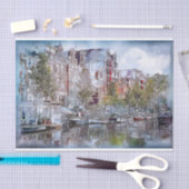 Amsterdam Building Canal Netherlands Europe Tissuepapier (Craft)