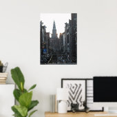 Amsterdam Canal Bike Church Holland Foto Poster (Thuiskantoor)