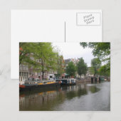 Amsterdam Canal Briefkaart (Voorkant / Achterkant)