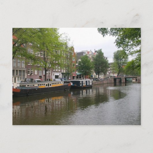 Amsterdam Canal Briefkaart (Voorkant)