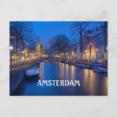 Amsterdam Canal Briefkaart (Voorkant)