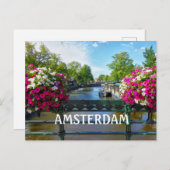 Amsterdam Canal Briefkaart (Voorkant / Achterkant)