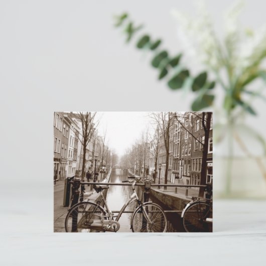 Amsterdam Canal Briefkaart (Staand voorkant)