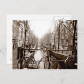 Amsterdam Canal Briefkaart (Voorkant / Achterkant)