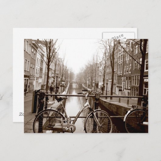 Amsterdam Canal Briefkaart (Voorkant / Achterkant)