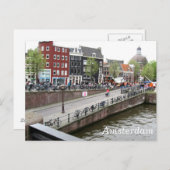 Amsterdam Canal Briefkaart (Voorkant / Achterkant)