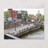 Amsterdam Canal Briefkaart (Voorkant)