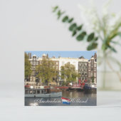 Amsterdam Canal Briefkaart (Staand voorkant)