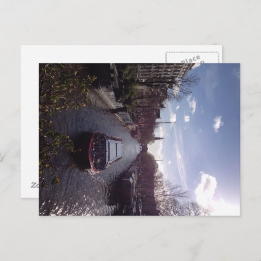 Amsterdam Canal Briefkaart (Voorkant / Achterkant)