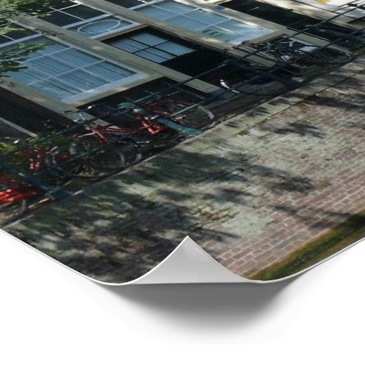 Amsterdam Canal Brouwersgracht Poster (Hoek)