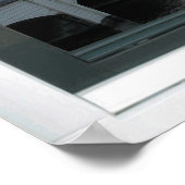 Amsterdam Canal Cityscape Fake Uitzicht Poster (Hoek)