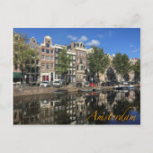 Amsterdam Canal front Briefkaart (Voorkant)