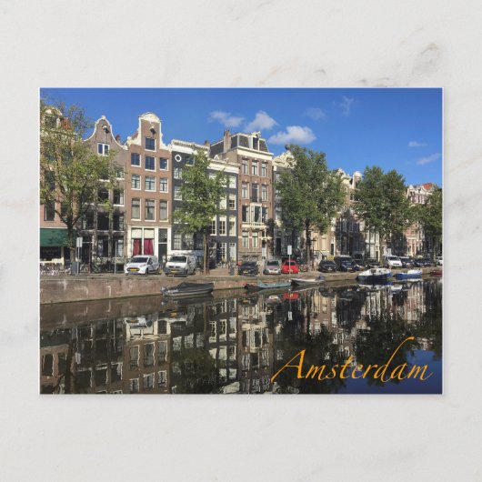 Amsterdam Canal front Briefkaart (Voorkant)