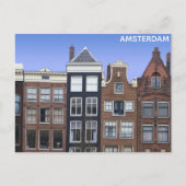 Amsterdam Canal Homes Nederlands Reizen Briefkaart (Voorkant)