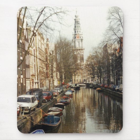 Amsterdam Canal Mousepad Muismat (Voorkant)