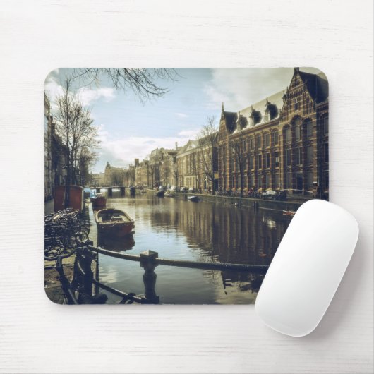 Amsterdam Canal Muismat (Met muis)