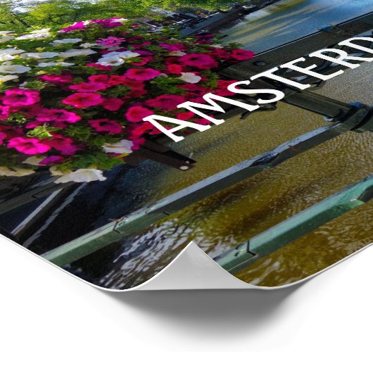 Amsterdam Canal Poster (Hoek)