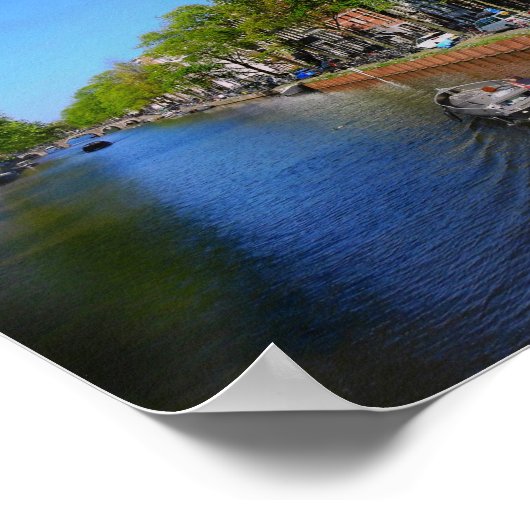 Amsterdam Canal Poster (Hoek)