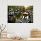 Amsterdam Canal Poster (Keuken)