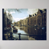 Amsterdam Canal Poster (Voorkant)