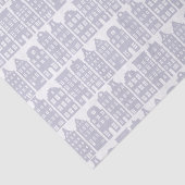 Amsterdam Canal Row herbergt lichtblauw patroon Tissuepapier (Detail)