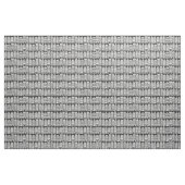 Amsterdam Canal Row Houses Charcoal Silver Pattern Stof (Fat Quarter)