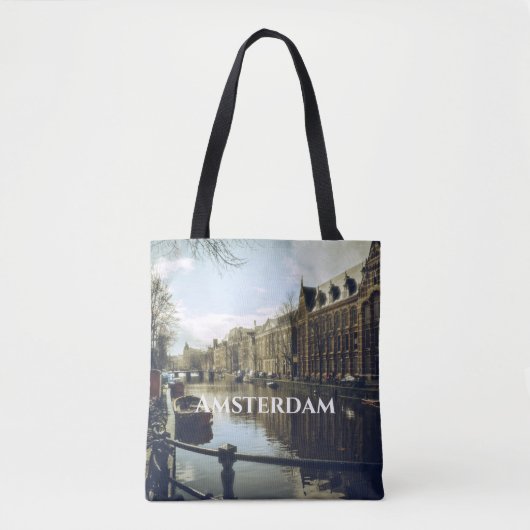 Amsterdam Canal Tote Bag (Voorkant)