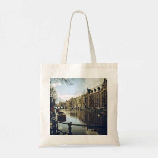 Amsterdam Canal  Tote Bag (Achterkant)