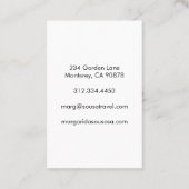 Amsterdam Canal Twilight Fototoerisme Visitekaartje (Achterkant)