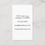 Amsterdam Canal Twilight Fototoerisme Visitekaartje (Achterkant)