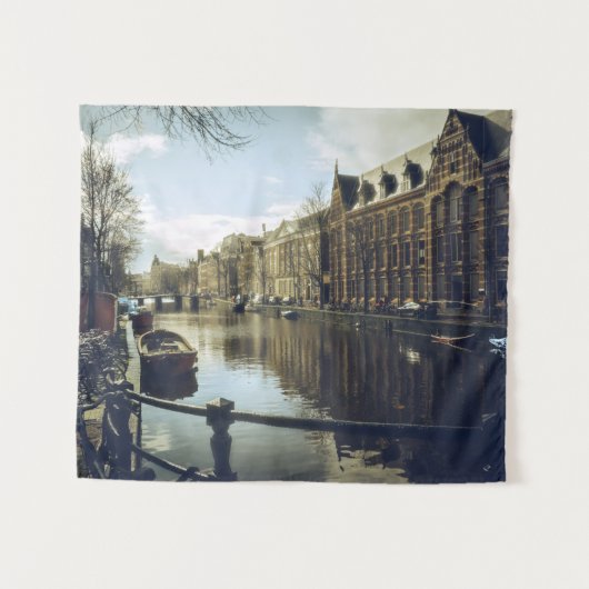 Amsterdam Canal Wandkleed (Voorkant (horizontaal))