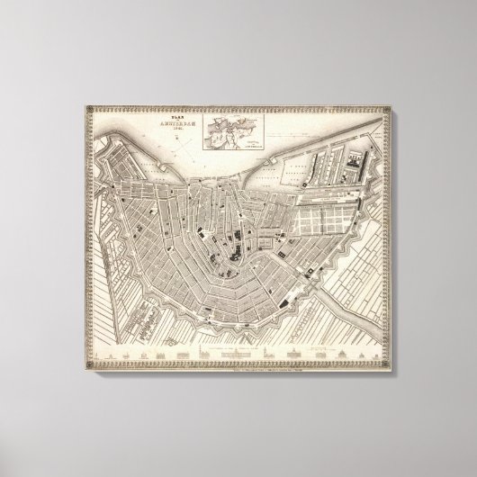 Amsterdam Canvas Afdruk (Voorkant)