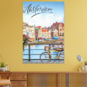Amsterdam Canvas Afdruk (Insitu (Woonkamer))