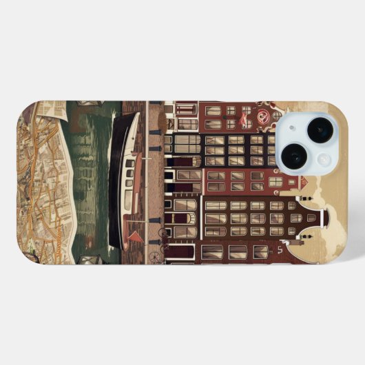 Amsterdam  Case-Mate iPhone case (Achterkant (horizontaal))