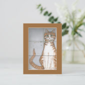 Amsterdam Cat Briefkaart (Staand voorkant)