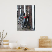 Amsterdam Cats on Bicycles Photo Poster (Keuken)