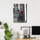Amsterdam Cats on Bicycles Photo Poster (Thuiskantoor)