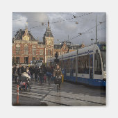 Amsterdam Centraal Station Magneet (Voorkant)