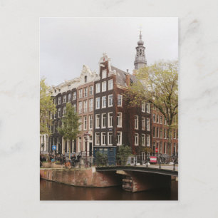 Amsterdam Centrum kanaal Briefkaart