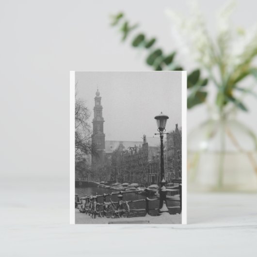 Amsterdam Christmas Kaart (Staand voorkant)