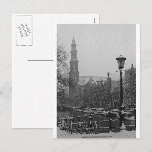 Amsterdam Christmas Kaart (Voorkant / Achterkant)