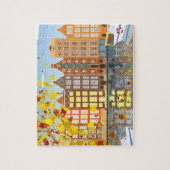 Amsterdam City Autumn Puzzle met Gift Box Legpuzzel (Verticaal)