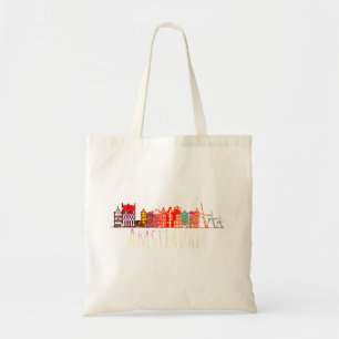 Amsterdam City Nederland Souvenir Tote Bag