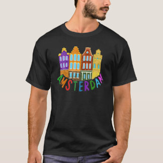Amsterdam City Netherlands souvenir  for men women T-shirt