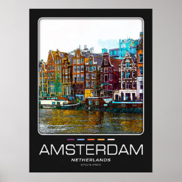 Amsterdam City Poster